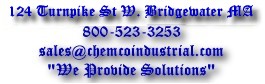 74 Broadway, Norwood MA 800-523-3253, sales@chemcoindustrial.com